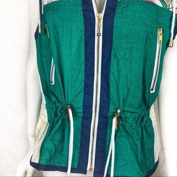 EUC-VINTAGE ActiveFrontier Hooded Windbreaker Vest - Picture 4 of 9